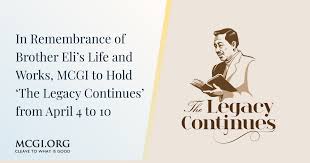 Continues is dan at his most vulnerable and artistic! In Remembrance Of Brother Eli S Life And Works Mcgi To Hold The Legacy Continues From April 4 To 10 Mcgi Org