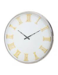 4.4 out of 5 stars. Wall Clock Silver Aluminium