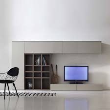 Tv Media Unit Grey Wood By Santa Lucia With Spacious Bookcases Storage Place Italian Living Room Fu Dizajnerskie Gostinye Mebel Dlya Gostinoj Gostinye Loft