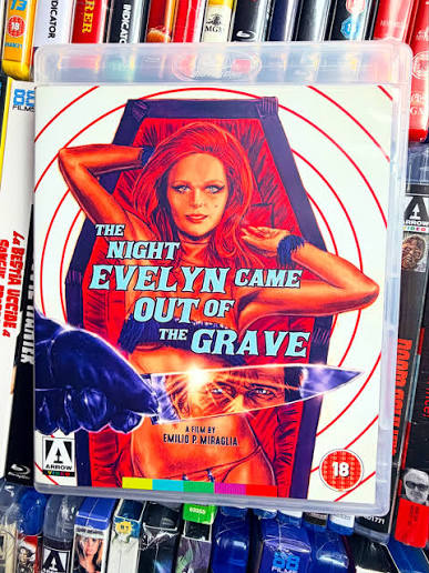 THE NIGHT EVELYN CAME OUT OF THE GRAVE (1971) Blu-ray from ARROW VIDEO UK  🇬🇧 At the height of the Italian giallo boom of the early 1970s, scores of  filmmakers turned their