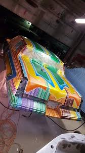 Multi Colored Custom Paint Custom Paint Jobs Cool Cars