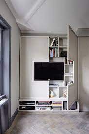While some have taken it to the bedroom and the family room, others have opted for gorgeous and at times stunning media rooms and home theaters that. 14 Hidden Storage Ideas For Small Spaces Apartment Interior Design Small Apartment Interior Apartment Interior