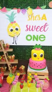 Fruit Theme Birthday Party Free Svg Printable Files Girls Birthday Party Themes Fruit Birthday Party 1st Birthday Party Themes