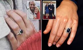 The prince proposed during a vacation to kenya, presenting kate with the engagement ring worn by his mother, princess diana. James Middleton Proposes To Alizee Thevenet With Sapphire Ring Similar To Kate Middleton S Daily Mail Online
