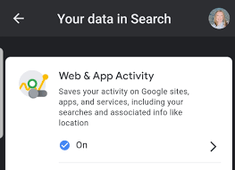 My Web And App Activity Is On But I Can T See My Search History In The Search Bar Google Search Community