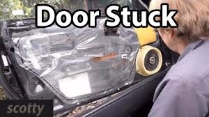 The front passenger car door just closed and wouldn't open from either side. Fixing Car Door That Won T Open Truck Repair Car Door Doors