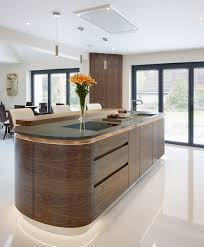Walnut Kitchen In 2020 Modern Walnut Kitchen Walnut Kitchen Kitchen Cabinets Grey And White