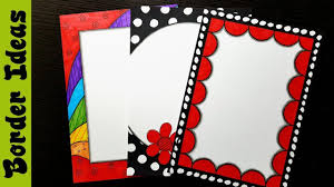 Britto Border Designs On Paper Border Designs Project Work Designs Outline Designs Floral Border Design Page Borders Design