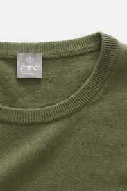 We will use the information you provide to create your: Ftc Cashmere Cashmere Crew Neck Jumper Olive Braun Hamburg