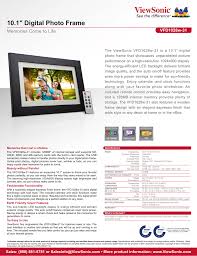 Certain frames allow users to directly upload pictures to the frame's memory via a usb connection. Viewsonic Vfd1028w 31 Digital Photo Frame Manualzz