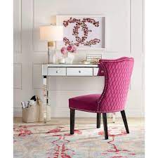 Furinno econ multipurpose home office computer writing desk french oak grey. 12 Beautiful Mirrored Desks To Glam Up Your Home Office Red Soles And Red Wine