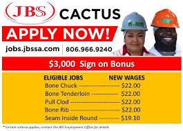It is headquartered in são paulo. New Jbs Sign On Bonus Starting Jbs Beef Cactus Tx Facebook