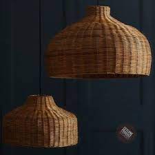 The terms wicker lamp shade and rattan lamp shade refers to the general style of lampshade made from botanical plants called rattan which encompass over 600 species of palm plants native to tropical africa, asia and australasia. 9 Best Rattan Lamp Shade Ideas Rattan Lamp Rattan Lamp Shade