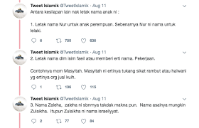 220 nama bayi perempuan islam yang indah, lengkap beserta artinya. Bunyi Sedap Tapi Bawa Maksud Syaitan Tip Pilih Nama Anak Islam Keibubapaan Famili Forum Cari Infonet
