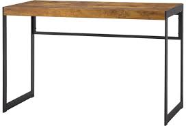 Movable computer table desk side desk table height adjustable computer stand portable workstation snack table for bed and sofa (brown, with bookshelf) 80 x 40 cm. Coaster Estrella Industrial Computer Desk With Metal Frame A1 Furniture Mattress Table Desks Writing Desks