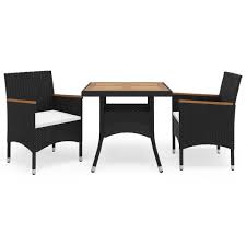 Alu essgruppe hastings 6 anthrazit von lounge essgruppe category for this post: Vidaxl 3 Tlg Garten Essgruppe Schwarz Poly Kaufland De