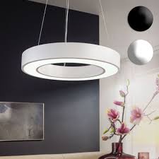 Led deckenleuchte rautenförmig inigo simply dim stahl. Finebuy Led Deckenleuchte Round Rund Metall Eek A Buro Deckenlampe 48 Watt O 60 Cm