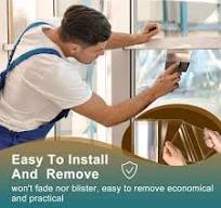 Afoxsos 19.6 in. W x 118.1 in. L in Clear UV Blocking Shatterproof Tempered  Glass Window Film, Clear SNSA01-1IN007