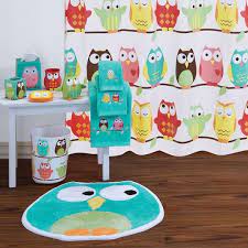 Adorable owl bath collection combines pleasing colors with the cutest owls you have ever encountered each accessory piece has itâ?tms own unique and charming personality. Annaslines Owl Bath Collection Kid Bathroom Decor Owl Bathroom Owl Bathroom Decor
