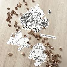 When i got my harry potter tattoo, i made the gamble that i'd never be embarrassed by my love of the series. Tattoo Uploaded By Tamas From Raw Af Always Harry Potter Tattoo Ideas Get The Whole Hp Collection With Dozens Of Designs Www Rawaf Shop Tattoo Or Follow On Instagram For New Tattoo Artwork