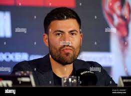 Ben Shalom, founder and CEO of boxing promotional company BOXXER, during a  press conference at Glaziers Hall, London. Picture date: Monday August 14,  2023 Stock Photo
