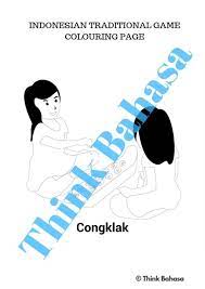 Indonesian Traditional Games Dances And Sports Colouring Pages Traditional Games Sports Coloring Pages Colouring Pages