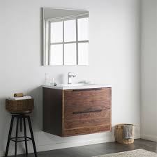 Assembly required, vanity top included; Inolav Alfred 31 Vanity Solid Surface Top Floating Bathroom Vanity