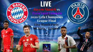 Just as bayern looked set to run away with the final, psg mounted a late surge that saw marquinhos maraud into the area and force another save from neuer, before neymar whipped past the angle of post and bar from 20 yards. Bayern Munich Vs Paris Saint Germain Live Watchalong Uefa Champions League Final 8 23 2020 Youtube