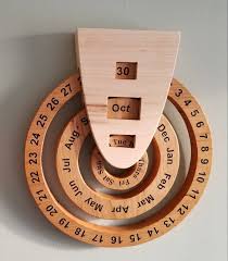 Perpetual Calendar Wooden Perpetual Calendar Wood Calendar Etsy In 2020 Wood Calendar Wooden Calendar Perpetual Calendar