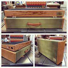 Here S A Unique Pedalboard Rig We Shipped Out Last Week Cherry Board With Leather Capped Zombie Tweed Case Diy Guitar Pedal Pedalboard Design Diy Pedalboard