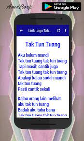 Tapi karna unik dan cara pembawaan penyanyi aslinya yaitu mbak upiak isil membuat lagu ini menjadi fun untuk di dengarkan. Lagu Tak Tun Tuang For Android Apk Download