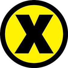 X Symbol Safety Label LADM420