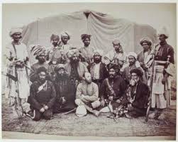 The Amir Yakub Khan, General Daod Shah, Habeebula Moustafi with Major Cavagnari C.S.I and Mr Jenkyns. | All Works | The MFAH Collections