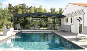 Abri De Piscine Haut Abri De Piscine Haut Abri De Piscine Abri Haut Sur Mesure Abri Piscine Black Bedro Abri Piscine Veranda Piscine Piscine Interieure Grange