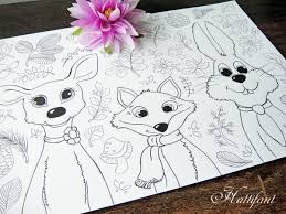We have collected 39+ world of warcraft coloring page printable images of various designs for you to color. Woodland Animals Coloring Pages For Grown Ups Kids Red Ted Art Make Crafting With Kids Easy Fun