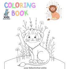 Free Animal Coloring Pages Kindergarten Pdf Kids Activities Coloring Books Childrens Colouring Book Kids Coloring Books