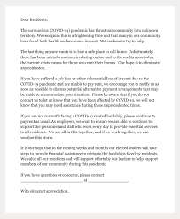 Letter of financial assistance is written when seeking for financial aid or support for grants. Property Of The Pandemic Urban Omnibus