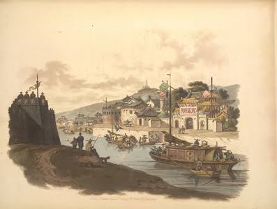 Image of View of Bombay from Colaba, 1826 (lithograph) by Gonsalves, Jose M. (fl.1826-42)