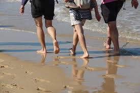 Les pieds dans l'eau à Moliets - LES PAR CHEMINS