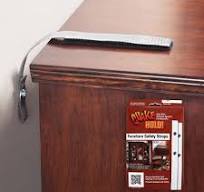QuakeHOLD! White Furniture Safety Strap 4164 - The Home Depot