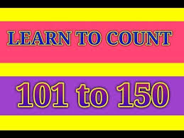 Counting 101 To 150 Numbers In Words