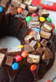 Candy Bar Chocolate Bundt Cake Recipe Chocolate Bundt Cake Bundt Cake Cake