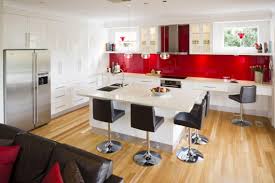 Below you could see different black and white kitchen design ideas which perfectly demonstrate how amazingly could be such simple combination. Black White And Red Kitchen Design Freshouz Com
