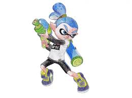 Updated the brush part so now creating the brush should be a lot easier. Inkling Boy Splatoon Pencil Drawing By Hammytheewok On Deviantart