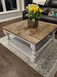 This hand painted artistic trunk uses what's best in folk art. Pillar Coffee Table Canterbury Woods Creations
