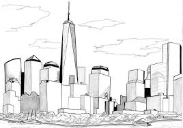 Apprenez à dessiner un paysage de neige. Resultat De Recherche D Images Pour Paysage Facile A Dessiner New York Coloriage New York Paysage Facile A Dessiner Paysage Ville Dessin
