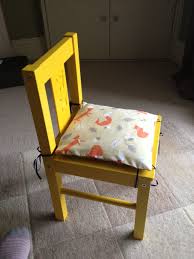 Cute Little Seat Pad In Fox Fabric For Ikea Kritter Children S Chair Childrens Chairs Cool Chairs Seat Pads