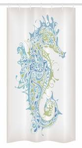Jinchan ombre shower curtain turquoise for bathroom waterproof gradual color design fabric shower curtain hooks included with rings 72 inch long one panel. Shower Curtains Turquoise Shower Curtain Mermaid With Seahorse Print For Bathroom Home Garden Citricauca Com