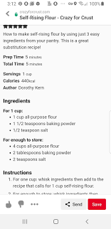 Pin By My Info On Ingenious Storage Security Ideas In 2021 Make Self Rising Flour Simple Ingredient Self Rising Flour