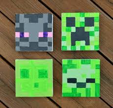 More Minecraft Canvas Art Amy Latta Creations Diy Canvas Art Canvas Painting Kids Canvas
